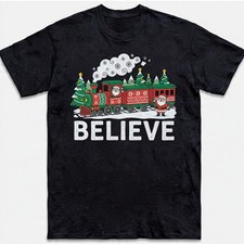 Believe Santa Train T-Shirt